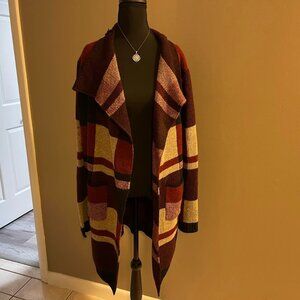 Women's Plaid Cardigan